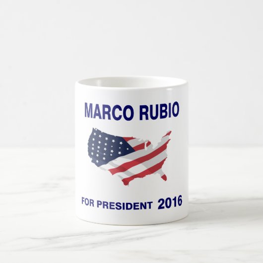 Mug Marco Rubio pour le président 2016 (Centre)