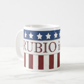 Mug Marco Rubio Président 2016 Etoiles et rayures (Devant gauche)