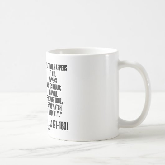 Mug Marcus Aurelius celui qui se produise du tout se (Droite)