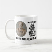 Mug Marcus Aurelius Quoi Qu'Il Arrive, Ça Arrive (Gauche)