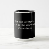 Mug Marcus Aurelius Revenge Stoic Citation T-shirt (Centre)