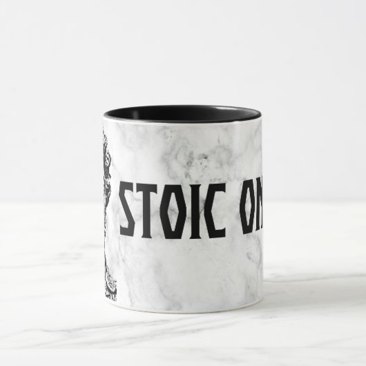 Mug Marcus Aurelius - Stoic On! (Centre)