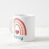 Mug Marcy Vintage Boho Arc-en-ciel (Devant gauche)