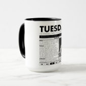 Mug MARDI ET LE MYTHE DERRIÈRE LUI :  une de sept (Devant gauche)