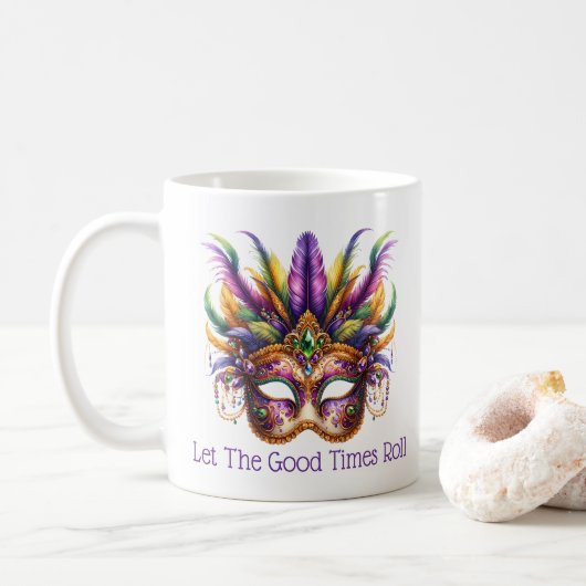 Mug Mardi Gras  (Avec donut)