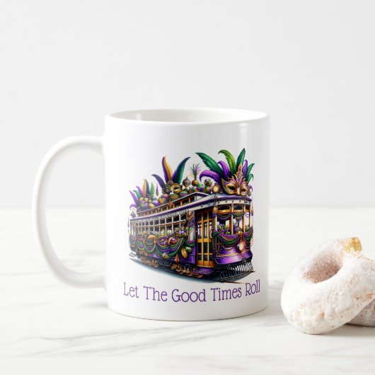 Mug Mardi Gras (Avec donut)