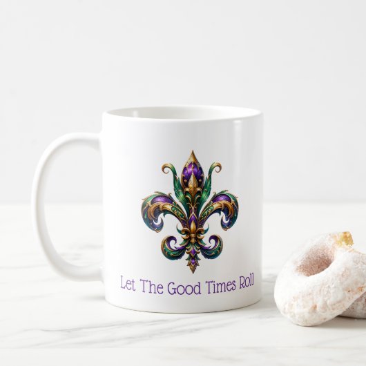 Mug Mardi Gras (Avec donut)