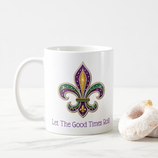Mug Mardi Gras (Avec donut)