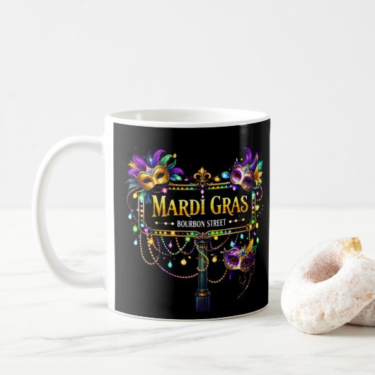 Mug Mardi Gras (Avec donut)