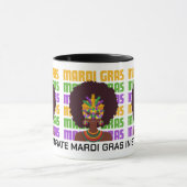 Mug MARDI GRAS Afro Queen personnalisée (Centre)