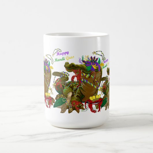 Mug Mardi Gras Alligator (Centre)