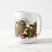 Mug Mardi Gras Alligator (Devant droit)