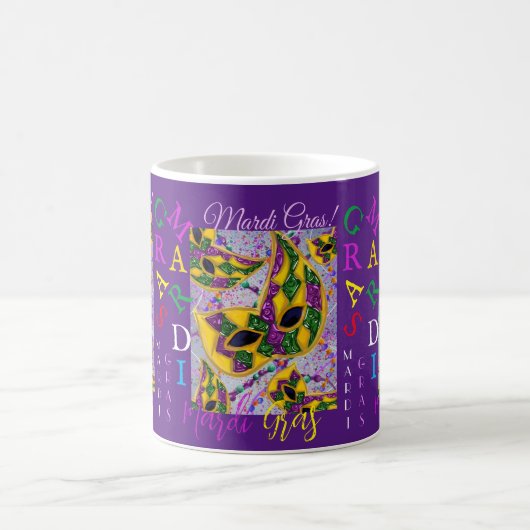 MUG MARDI GRAS ART (Centre)