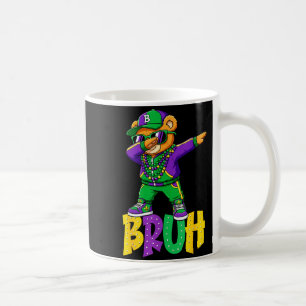 Mug Mardi Gras Bruh Teddy Bear Hip Hop Garçons Hommes