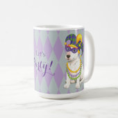 Mug Mardi Gras Bull Terrier (Devant droit)
