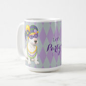 Mug Mardi Gras Bull Terrier (Devant gauche)