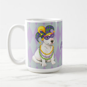 Mug Mardi Gras Bull Terrier