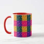 Mug Mardi Gras Carnaval Arlequin Fleur de Lis Diamond (Gauche)
