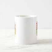 Mug Mardi Gras Carnaval Fat Tuesday Latch Crochet Lain (Centre)