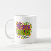 Mug Mardi Gras Carnaval Fat Tuesday Latch Crochet Lain (Gauche)