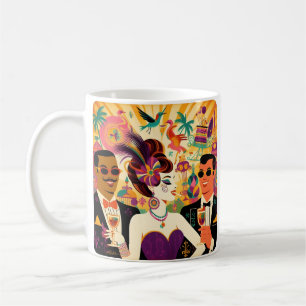 Mug Mardi Gras Cocktail Futur Du Milieu Du Siècle