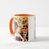 Mug Mardi Gras Cocktail Futur Du Milieu Du Siècle (Devant gauche)