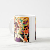 Mug Mardi Gras Cocktail Party du milieu du siècle (Devant gauche)