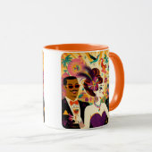 Mug Mardi Gras Cocktail Party du milieu du siècle (Devant droit)