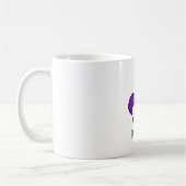 Mug Mardi Gras Coloré Fleur De Lis (Gauche)