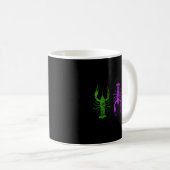 Mug Mardi Gras Crawfish Jester Hat Bead Tee New Orlean (Devant droit)