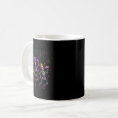 Mug Mardi Gras Danser Skeleton Funky 1 (Devant gauche)