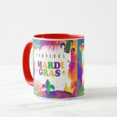 Mug Mardi Gras Festival de Musique Fleur de Lis Tropic (Devant gauche)
