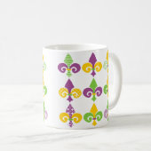 Mug Mardi Gras Fleur de Lis (Devant droit)