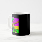 Mug Mardi Gras Funny Dabbing Black Boy Jester Hat Kid  (Devant gauche)