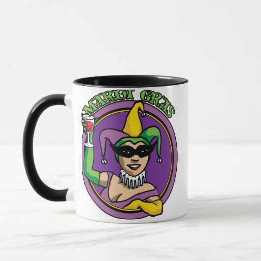Mug Mardi Gras Jester (Gauche)