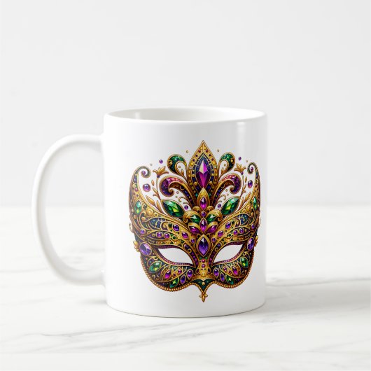 Mug Mardi Gras Mask  (Gauche)
