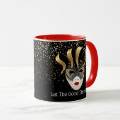 Mug Mardi Gras Mug-Let The Good Times Roll (Devant droit)