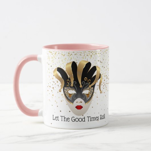 Mug Mardi Gras Mug-Let The Good Times Roll (Gauche)