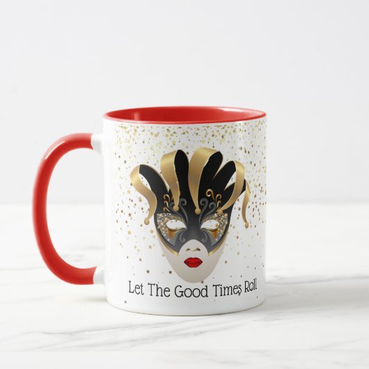 Mug Mardi Gras Mug-Let The Good Times Roll (Gauche)