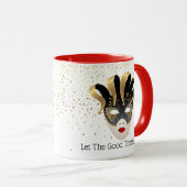 Mug Mardi Gras Mug-Let The Good Times Roll (Devant droit)