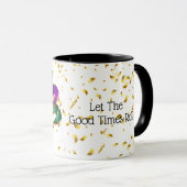 Mug Mardi Gras Mug-Let The Good Times Roll (Devant droit)
