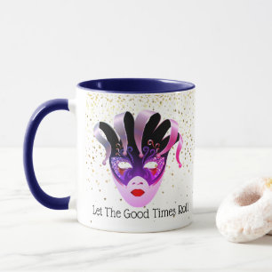 Mug Mardi Gras Mug-Let The Good Times Roll
