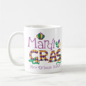 Mug Mardi Gras personnalisé (Gauche)