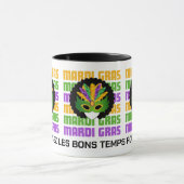 Mug MARDI GRAS personnalisé Masquerade Afro (Centre)