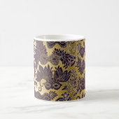 Mug Mardi Gras Purple Masquerade Masques Faux Gold (Centre)