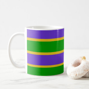 Mug Mardi Gras Stripes