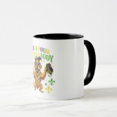 Mug Mardi Gras Who's Your Goldendaddy" Golden Retrieve (Devant droit)