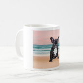 Mug Mare French Bulldog Beach Eau Soleil (Devant gauche)