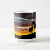 Mug Mare sauvage et poulain de Mustang (Centre)