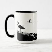 Mug Marécages d'animaux de faune d'oiseau de héron (Gauche)